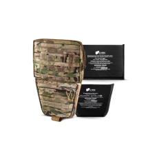 Комплект: Захист живота + Напашник з балістичними пакетами 2 класу захисту U-WIN Cordura 1000 Мультикам
